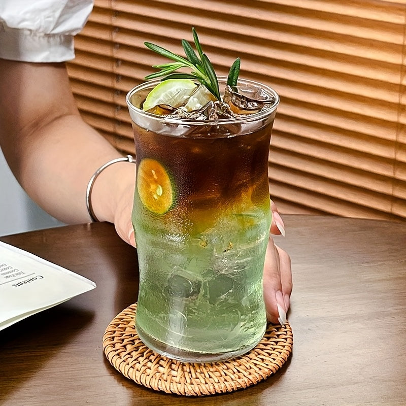 Set of 1\u002F4\u002F8 High Borosilicate Glass, Shaped Glass, Roostertail Glass, Moo Glass, Long Drink Glass, Beverage Glass, Juice Glass, Ice Coffee Cup