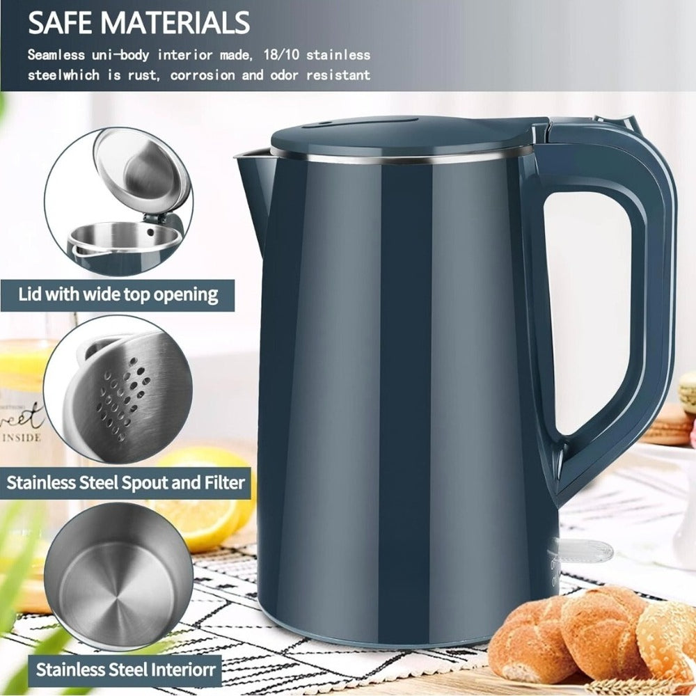 Water Kettle 1.7L\u002F57.5OZ Electric Kettle, Easy to Clean Kettle, Double Wall