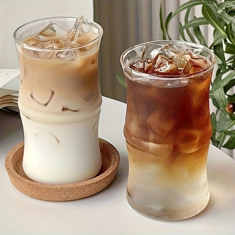 Set of 1\u002F4\u002F8 High Borosilicate Glass, Shaped Glass, Roostertail Glass, Moo Glass, Long Drink Glass, Beverage Glass, Juice Glass, Ice Coffee Cup