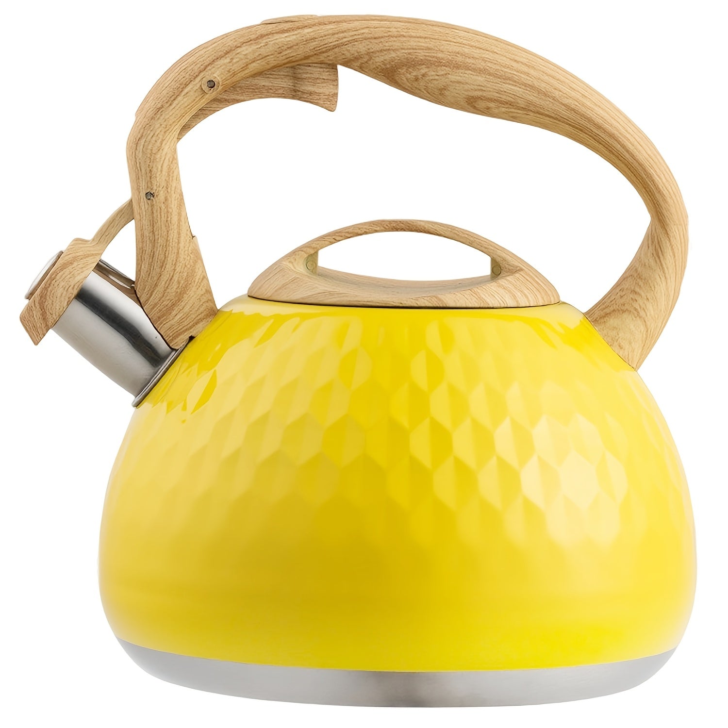 One 3-liter Stainless Steel Large-capacity Hammered-pattern Tea Pot, Suitable for Both Household and Commercial Use, and Can Be Used with Induction Cookers and Gas Stoves as a Universal Pot.