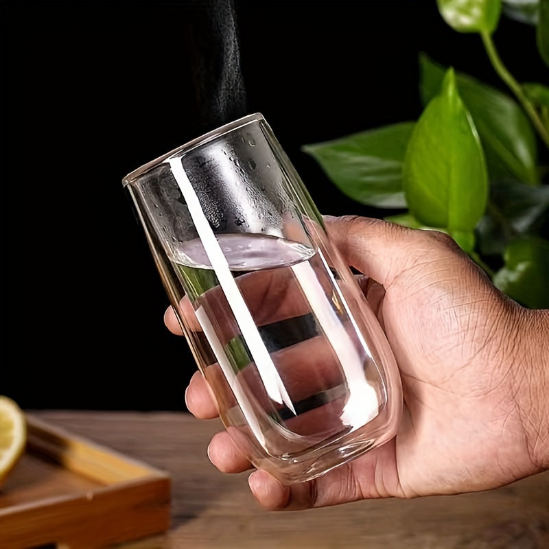 Double-Layer Insulated Cups 4pcs\u002F6pcs High Borosilicate Double-Layer Insulated Cups for Home Use, Milk Cups, Beverage Cups