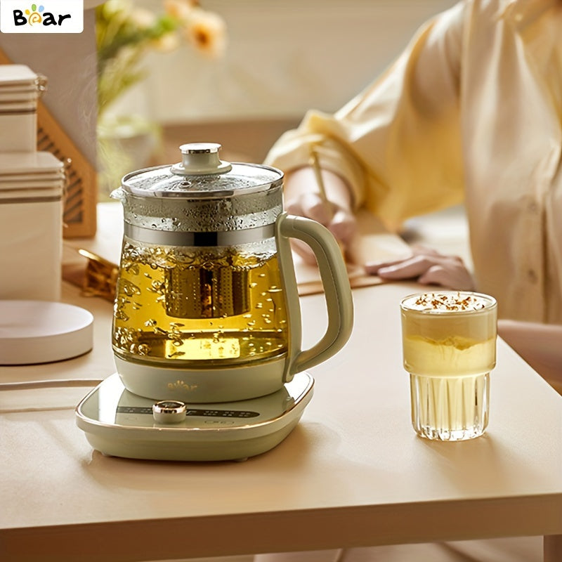 Health-Care Beverage Tea Maker and Kettle, 9-in-1 Programmable Brew Cooker Master, 1.5 L, Spruce Blue