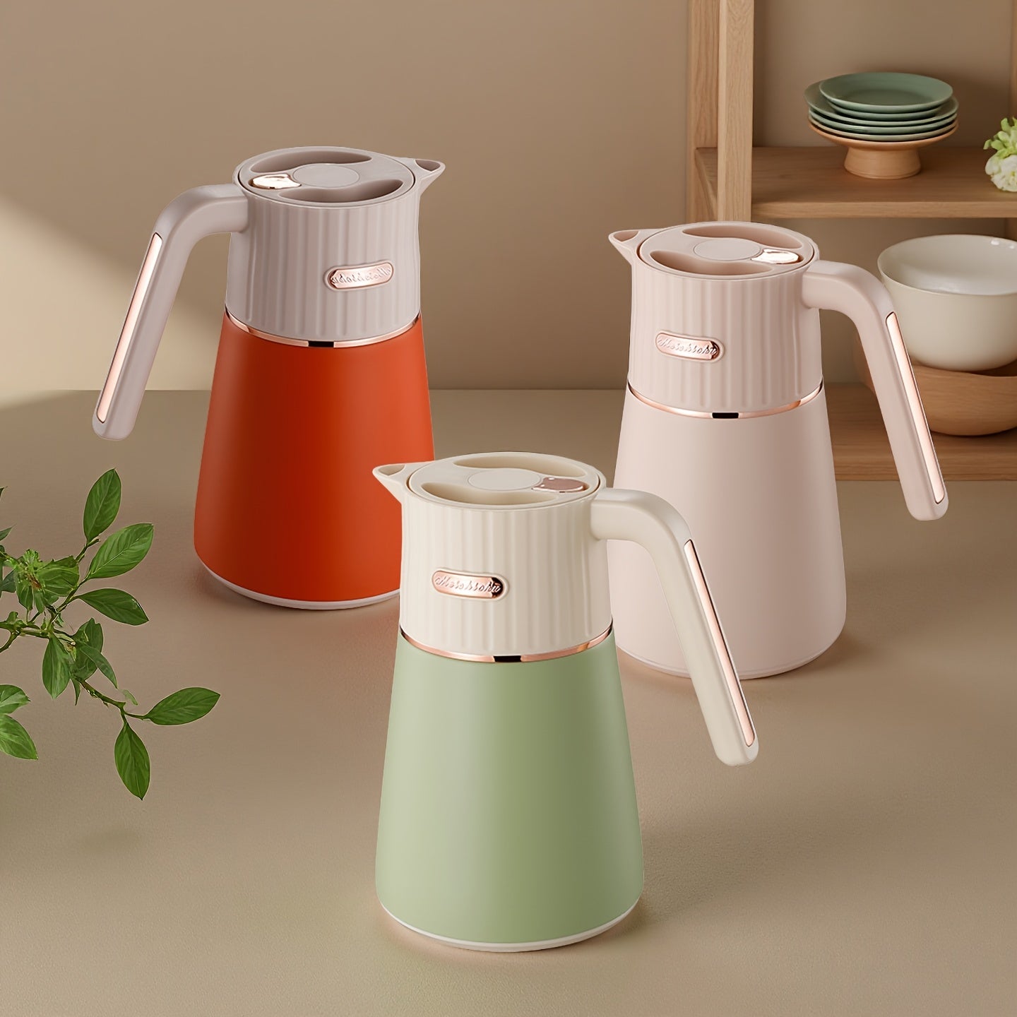 1pc Vacuum Insulated Stainless Steel Water Boiler & - Double-Wall Hot\u002FCold Water Kettle with One- Spout, Sealed Lid, -Efficient Tea\u002FKitchen Pot Suitable, Travel, Office, Camping