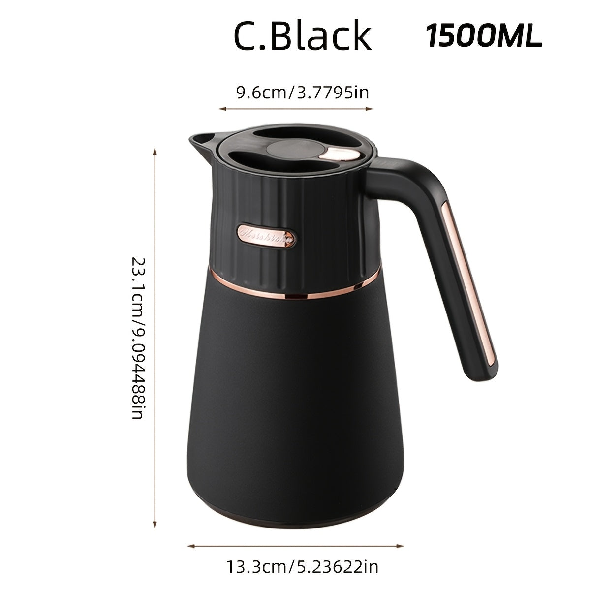 1pc Vacuum Insulated Stainless Steel Water Boiler & - Double-Wall Hot\u002FCold Water Kettle with One- Spout, Sealed Lid, -Efficient Tea\u002FKitchen Pot Suitable, Travel, Office, Camping