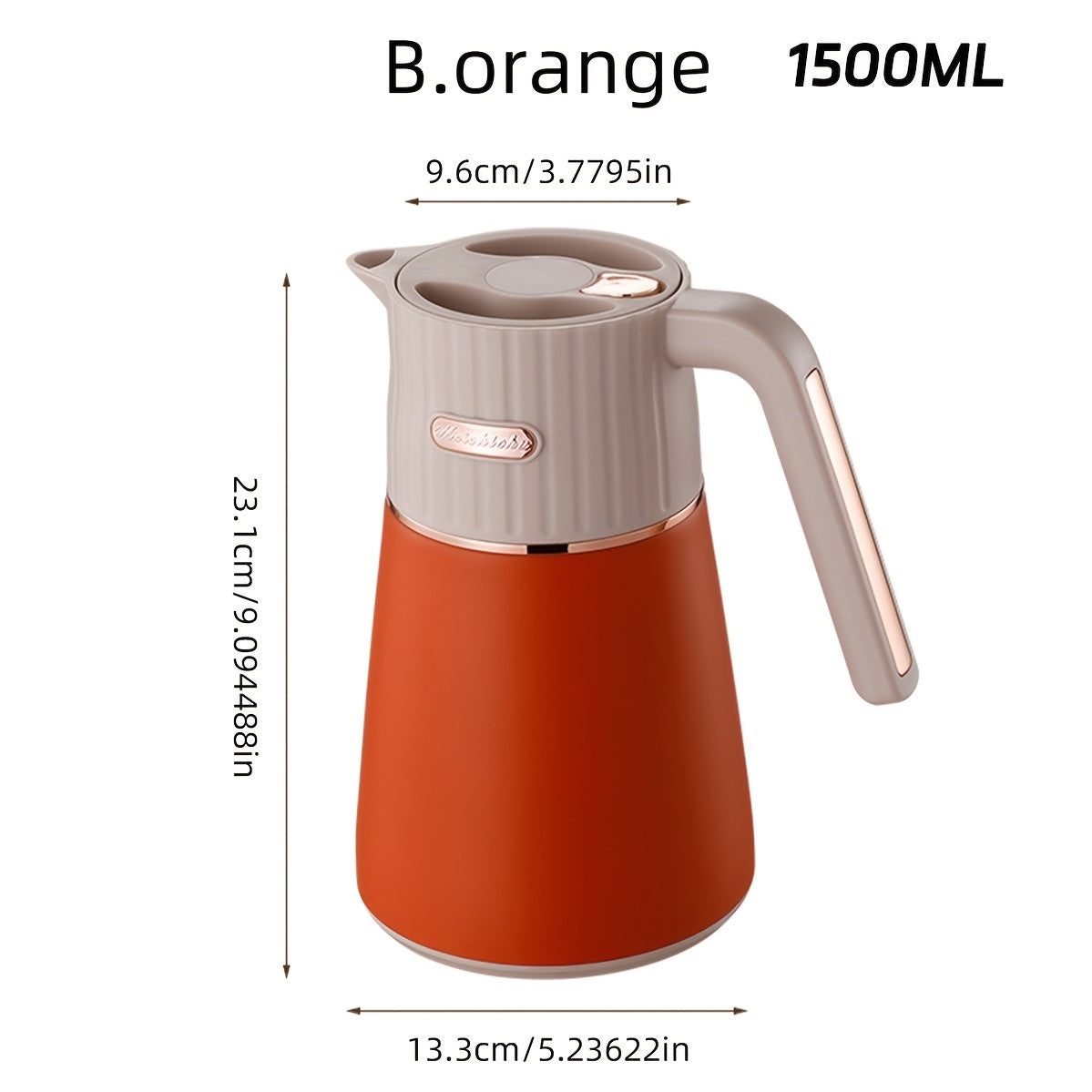 1pc Vacuum Insulated Stainless Steel Water Boiler & - Double-Wall Hot\u002FCold Water Kettle with One- Spout, Sealed Lid, -Efficient Tea\u002FKitchen Pot Suitable, Travel, Office, Camping