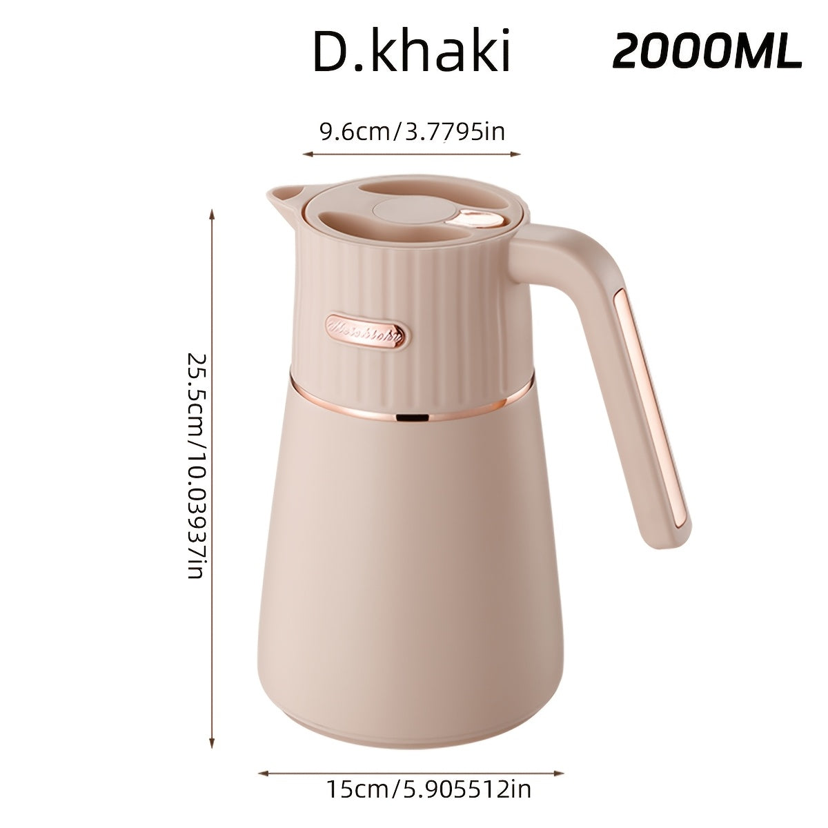 1pc Vacuum Insulated Stainless Steel Water Boiler & - Double-Wall Hot\u002FCold Water Kettle with One- Spout, Sealed Lid, -Efficient Tea\u002FKitchen Pot Suitable, Travel, Office, Camping