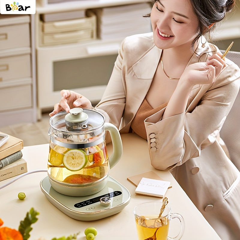 Health-Care Beverage Tea Maker and Kettle, 9-in-1 Programmable Brew Cooker Master, 1.5 L, Spruce Blue