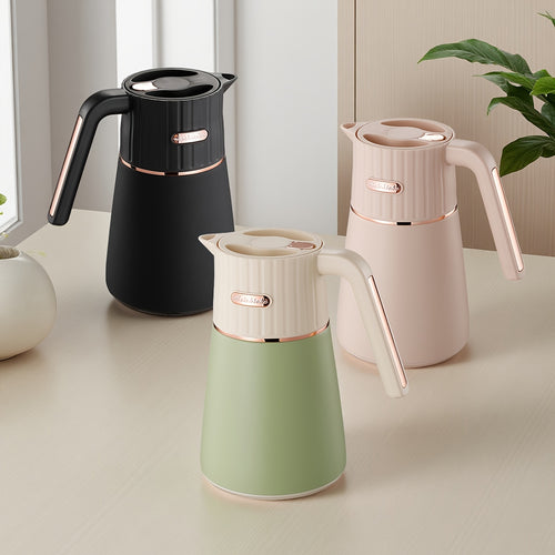 1pc Vacuum Insulated Stainless Steel Water Boiler & - Double-Wall Hot\u002FCold Water Kettle with One- Spout, Sealed Lid, -Efficient Tea\u002FKitchen Pot Suitable, Travel, Office, Camping